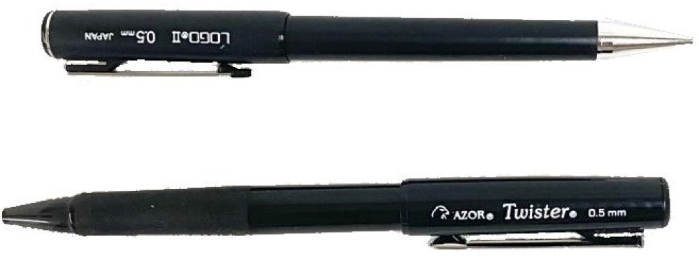 Lapicero Twister/Logo II 0.5mm Negro AZOR® 64051 [Pieza] 7501428702239