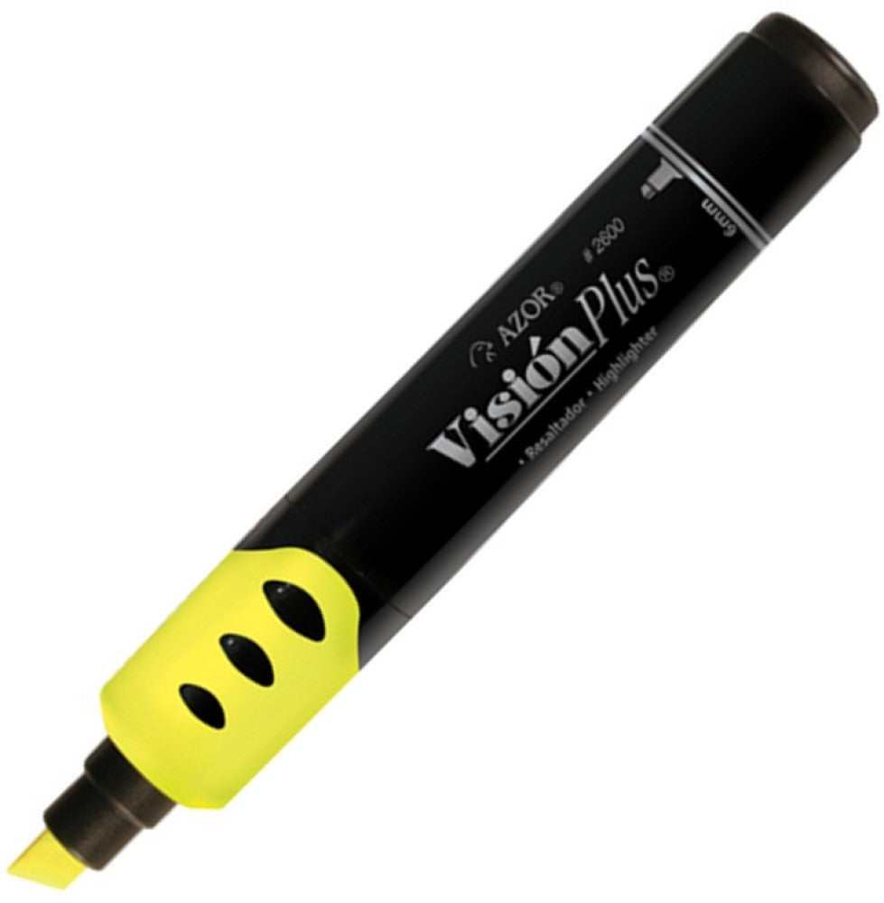 Marcador Textos Visión Plus Amarillo Neón AZOR® 2600AM [Pieza] 7501428701355
