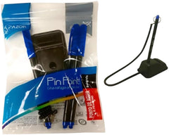 Bolígrafo con Base Pin Point c/3 Azul 0.7mm AZOR® 6806AZ [Pieza]