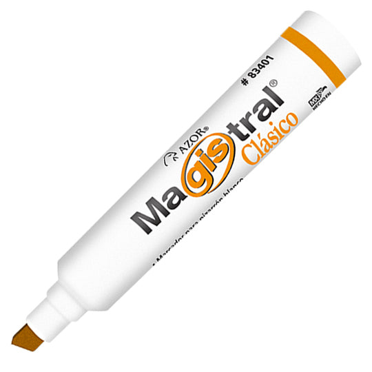 Marcador p/Pizarrón Magistral Clásico Naranja AZOR® 83406 Pieza 7501428706602 01