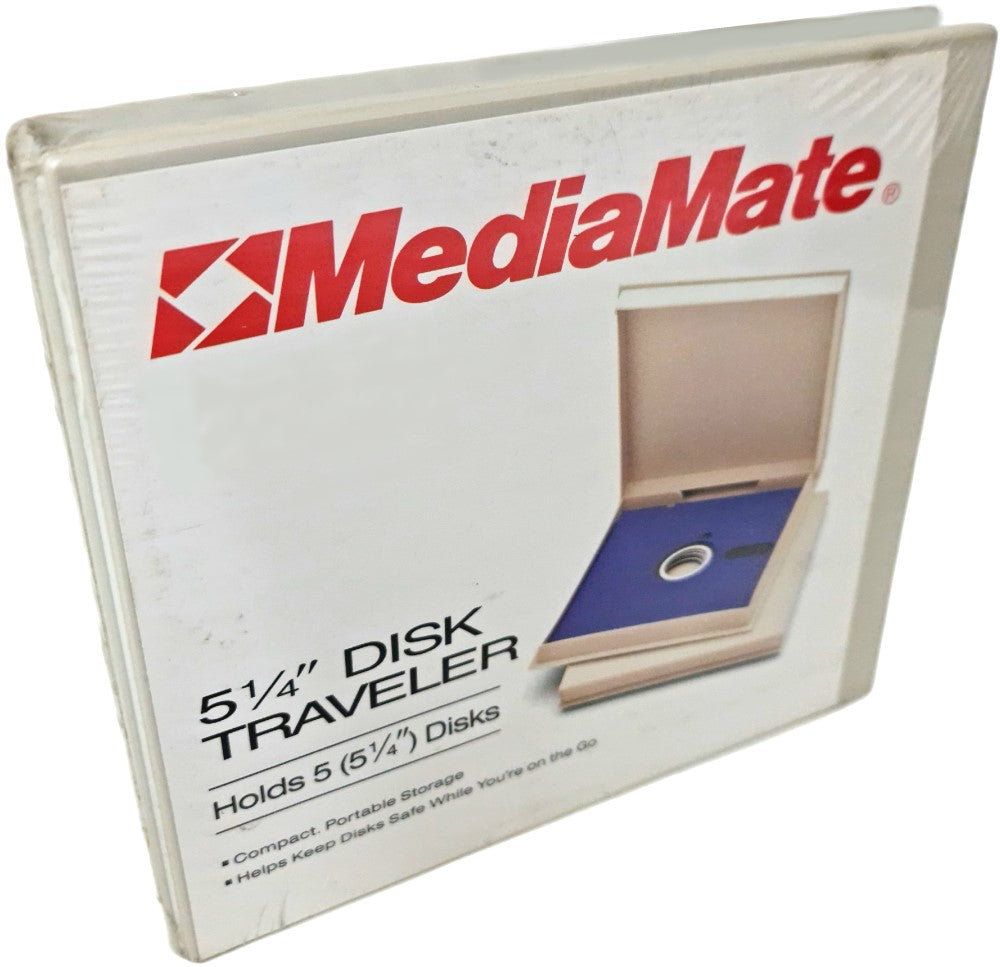 Porta Diskettes Plástico MediaMate® p/5 5¼" Hunt® 14504 [Pieza] 79946145045