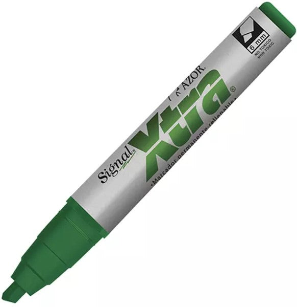 Marcador Permanente Signal® Xtra® Verde AZOR® 40005 Pieza 7501428701034 01