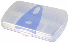 Lapicera Caja Plástica 3d-Oval Colores 23½×14½×7¼ Wacky® 9029W [Pieza] 7501434690292