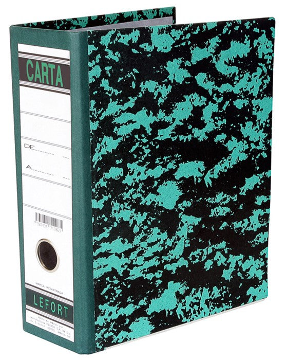 Registrador 2 argollas 2" Marmoleado Carta Lefort® 0001O [Pieza] 7501434711270