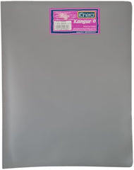 Fólder Plástico Portadocu Kanguro Doble Solapa Gris Plata Carta Kinera® 320PT [Pieza] 7501428703823
