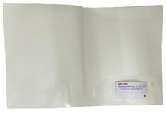 Fólder Plástico Portadocu Kanguro Doble Solapa Blanco Carta Kinera® 320BL [Pieza] 7501428703830 2