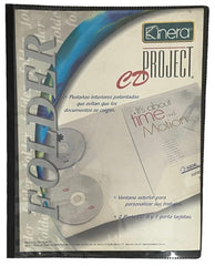 Fólder Plástico p/Presentar CD Project Negro Carta AZOR® 310-NE [Pieza] 7501428703687