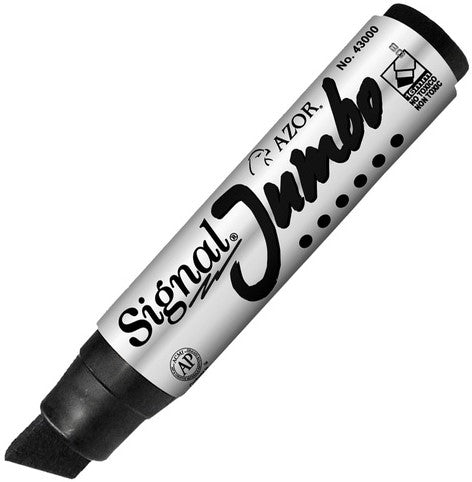 Marcador Permanente Jumbo Signal® Negro AZOR® 43000NE Pieza 7501428710784 01