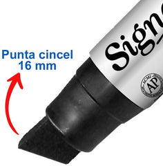 Marcador Permanente Jumbo Signal® Negro AZOR® 43000NE Pieza 7501428710784 02