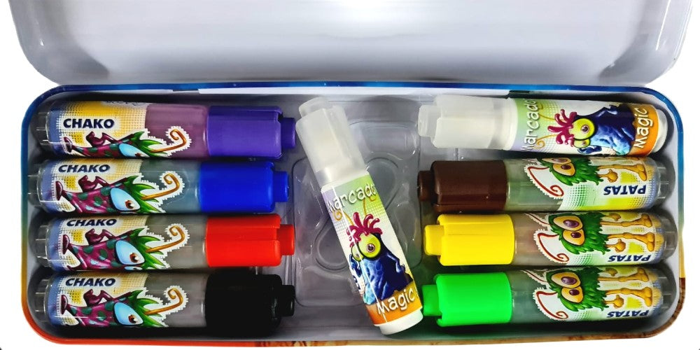 Marcador base Agua Aquarelo Bitz Magicos Colores Est.c/9 AZOR® 2209 [Estuche] 7501428712320 Imagen principal del producto