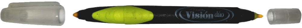Marcador Textos Doble Punta Dual Tip Amarillo Neón AZOR® 2700AM [Pieza] 7501428720486