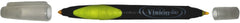 Marcador Textos Doble Punta Dual Tip Amarillo Neón AZOR® 2700AM [Pieza] 7501428720486