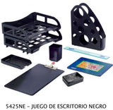 Kit de Oficina Charola,PortaClip,Tabla Negro 8 Piezas Sablón® 5425NE Pieza 7501434654256