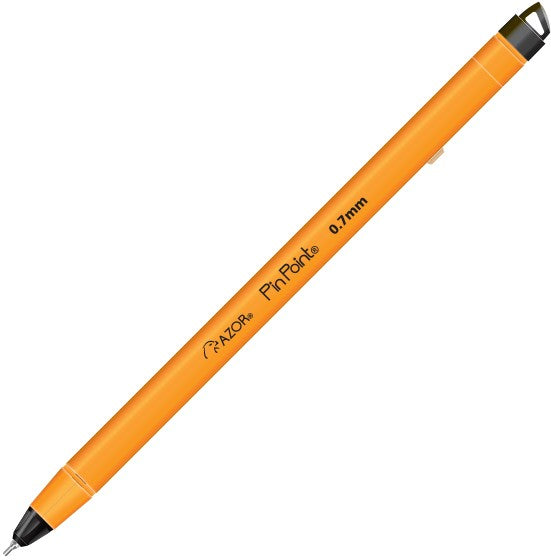 Bolígrafo c/Tapa Pin Point Negro 0.7mm AZOR® 6820NE Pieza 7501428727195 01