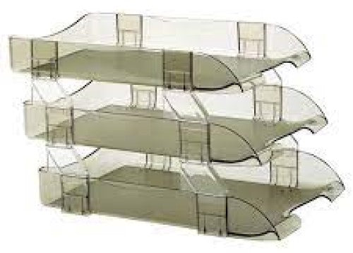 Charola Plástico 3 Niveles Humo Legal Sablón® 2436HU [Pieza] 7501434624334 2