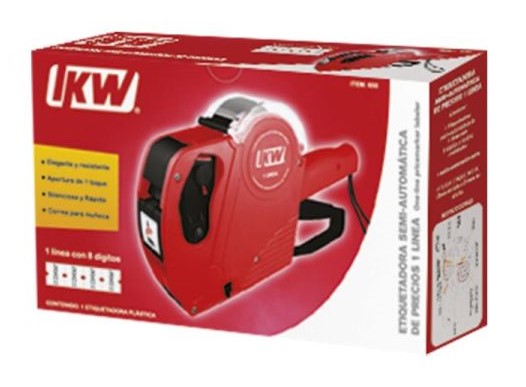 Etiquetadora p/Precios Semiautomatica 8 Dígitos 1 Linea IKW® 650 [Pieza] 7502005166505 2