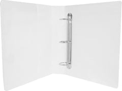 Carpeta 3 Argollas "D" Panorámica c/Cristal 1½" Blanco Carta Kinera® 9611BL [Pieza] 7501428705216