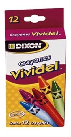 Crayón Escolar Vividel Colores Est.c/12 Vinci® 2008 Estuche 7501147457519