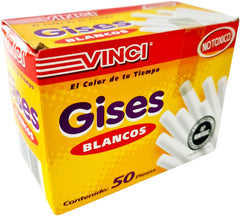 Gis Moldeado Blanco c/50 Vinci® 2031 Caja 7501014640020 01