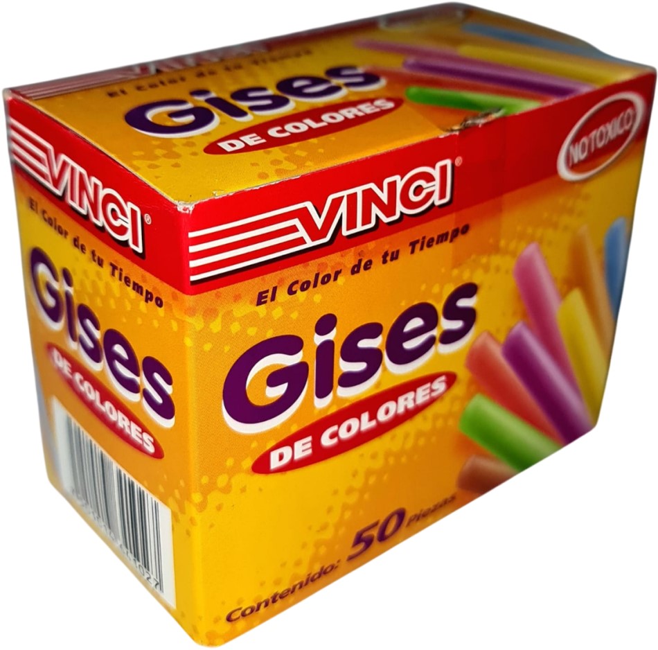 Gis Moldeado Colores c/50 Vinci® 2036 Caja 7501014641027 03