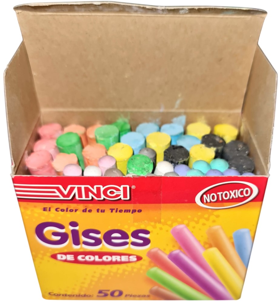 Gis Moldeado Colores c/50 Vinci® 2036 Caja 7501014641027 04