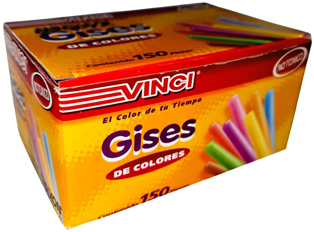 Gis Moldeado Colores c/150 Vinci® 2039 Caja 7501014641034 01