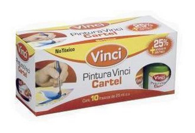 Pintura Cartel Vinci #67-B 25ml Rojo Carne Vinci® 2317 [Frasco] 7501014601212