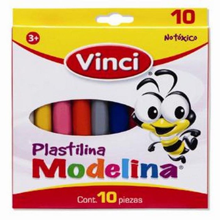 Plastilina Barra Barritas Colores Caja c/10 Vinci® 2358 [Caja] 7501014650012