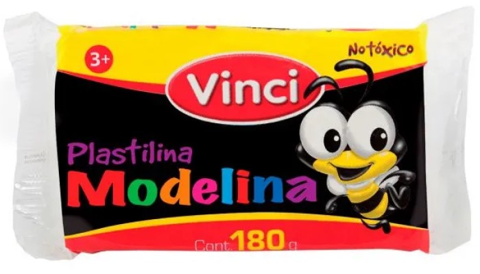 Plastilina Marqueta Modelina 180g Negro 31 Vinci® 2351 Pieza 7501014651101 02