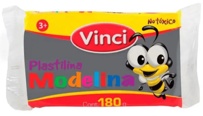 Plastilina Marqueta Modelina 180g Gris 29 Vinci® 2349 Pieza 7501014651088 02
