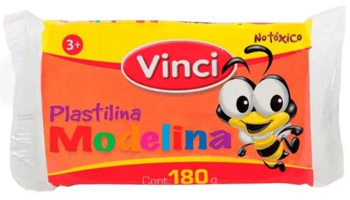 Plastilina Marqueta Modelina 180g Naranja 22 Vinci® 2350 Pieza 7501014651095 02