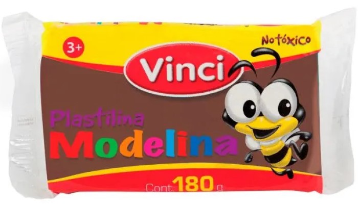 Plastilina Marqueta Modelina 180g Café 28 Vinci® 2348 Pieza 7501014651071 01