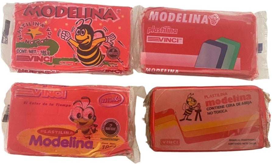 Plastilina Marqueta Modelina 180g Rojo 24 Vinci® 2352 Pieza 7501014651118 01