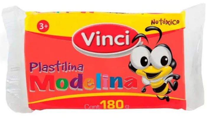Plastilina Marqueta Modelina 180g Rojo 24 Vinci® 2352 Pieza 7501014651118 02