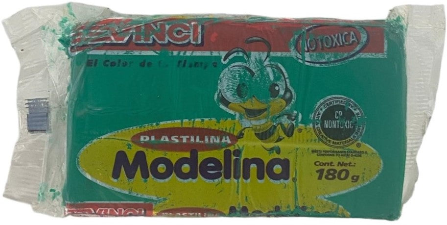Plastilina Marqueta Modelina 180g Verde Obscuro 32 Vinci® 2354 Pieza 7501014651156 01