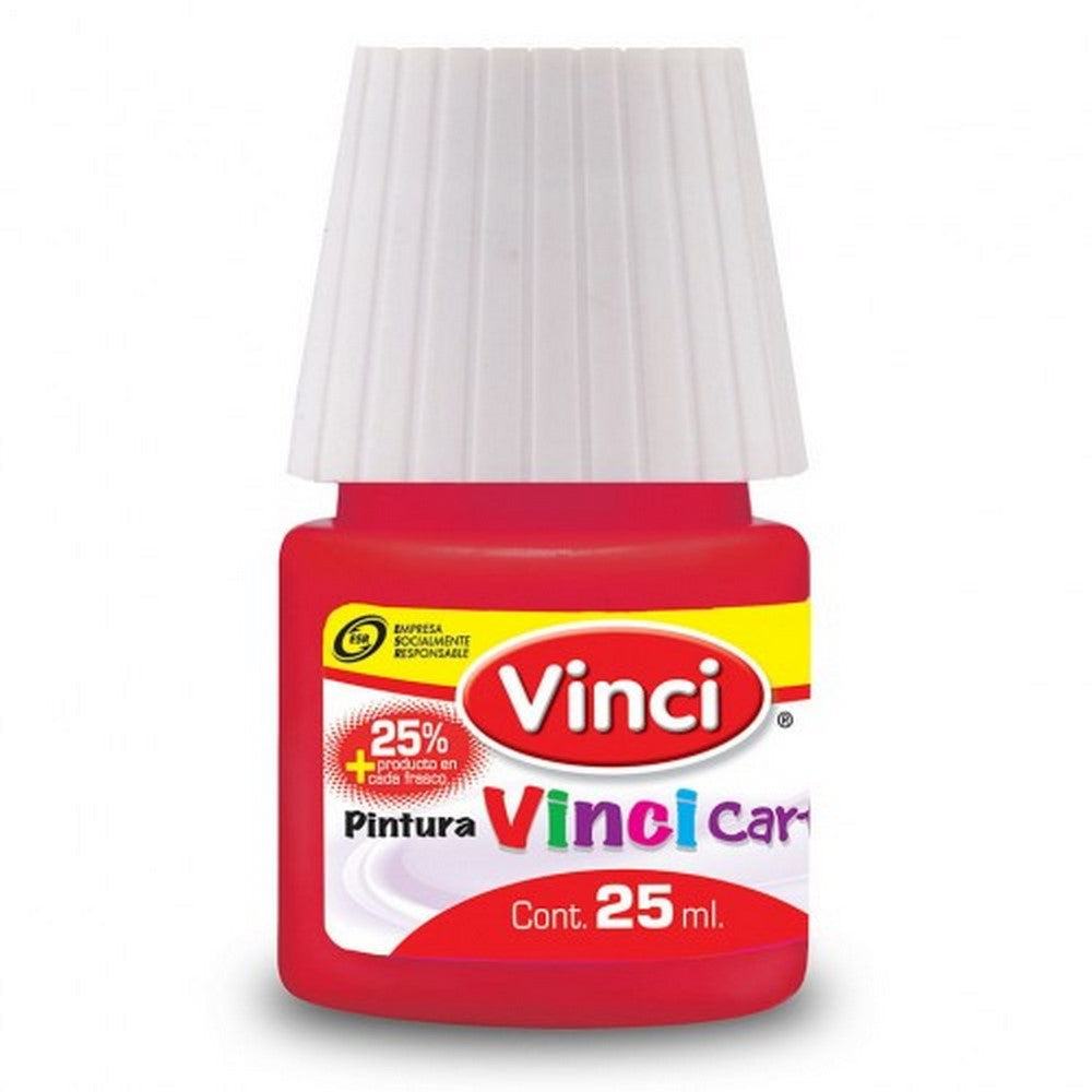 Pintura Cartel Vinci #55 25ml Carmín Vinci® 2312 [Frasco] 7501014601120