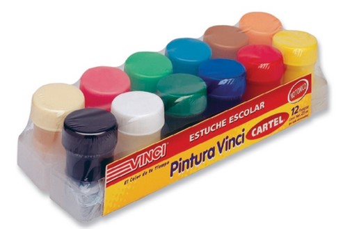 Pintura Cartel Vinci Estuche c/12 25ml Colores Vinci® 2324 [Estuche] 7501014600048 2