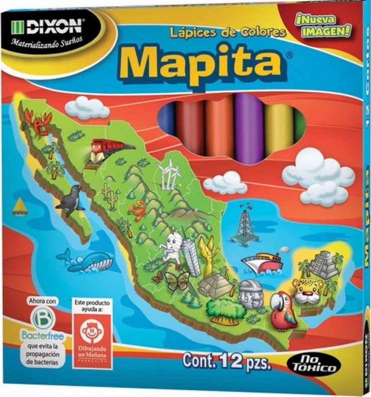 Color de Madera / Cortos / Largos  Colores Mapita Redondo Vinci® [Estuche] Imagen secundaria del producto