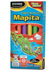 Color de Madera Cortos Mapita Redondo Colores Est.c/6 Vinci® 44711 Estuche 7501147410118 02
