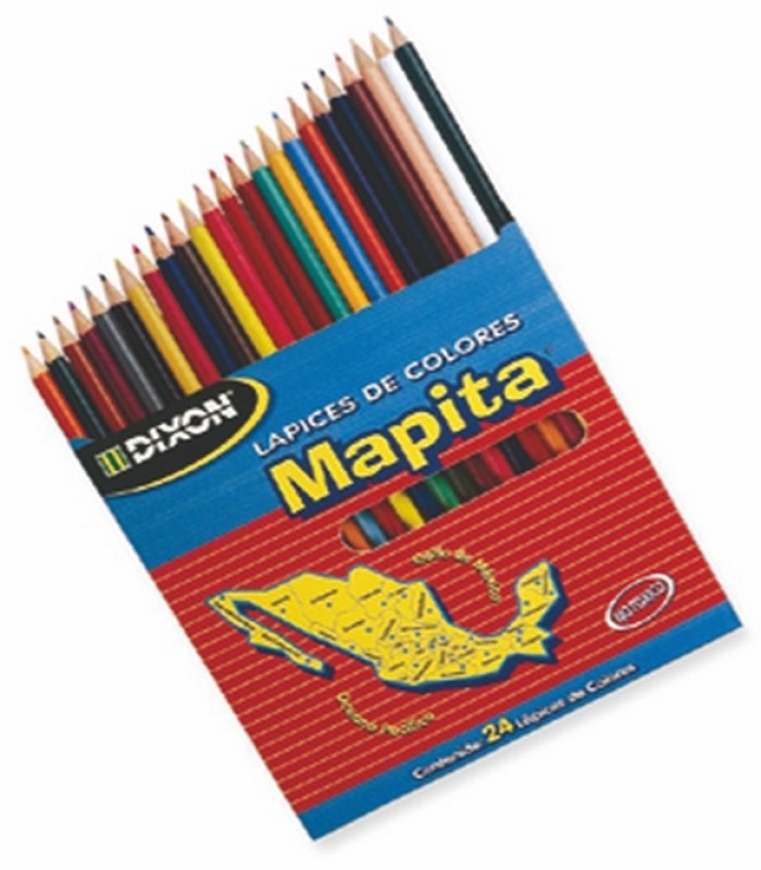 Color de Madera Largos Mapita Redondo Colores Est.c/24 Vinci® 1931 Estuche 7501147444212 01
