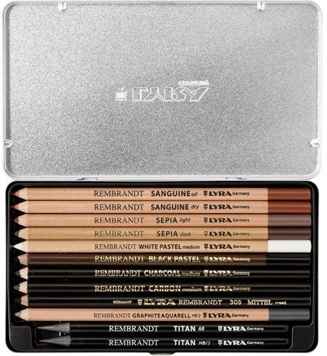Lápiz p/Arte Rembrandt Arts Special c/12 p/Bocetear Lyra® 44723 SET [Estuche] 4084900460061