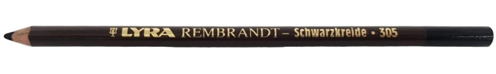 Lápiz p/Arte Rembrandt Libre Grasa Negro #2 Medio 305 Lyra® 44724 [Pieza] 4084900480335