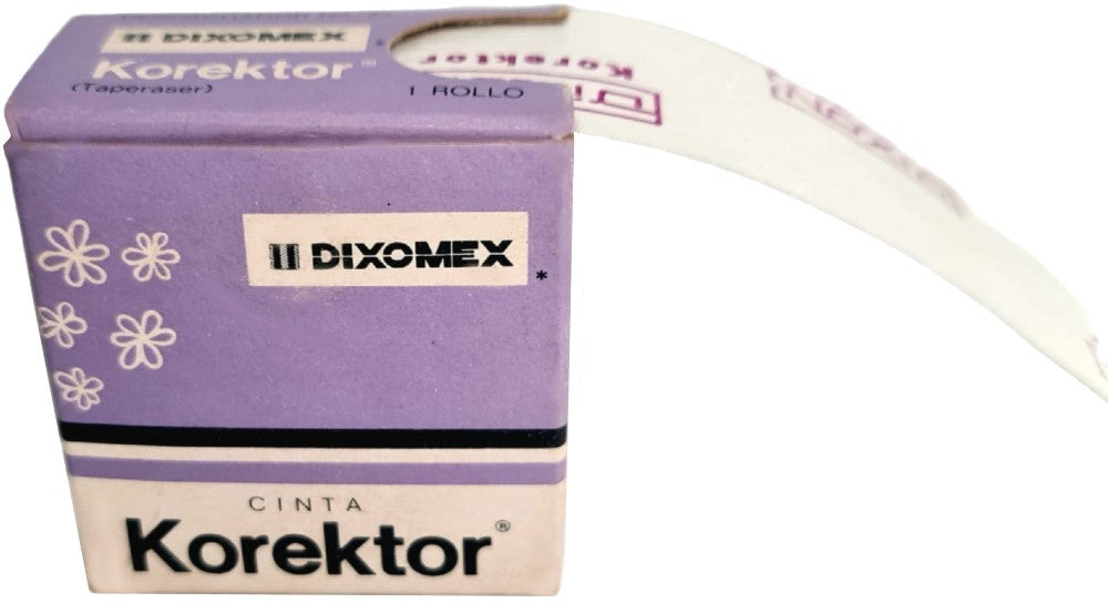 Corrector p/Maquina Korektor® Rollo Blanco 25mm×2.4m Dixon® 25 [Caja]