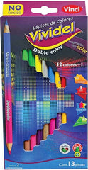 Color de MaderaDoblePunta Vividel Redondo Doble Color 26 Est.c/13 Vinci® 55263 [Estuche] 7501147417544