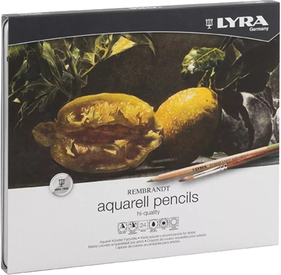 Lápiz p/Arte Acuarelable Rembrandt c/24 EstucheMetálico Lyra® 44716 Estuche 4084900170489