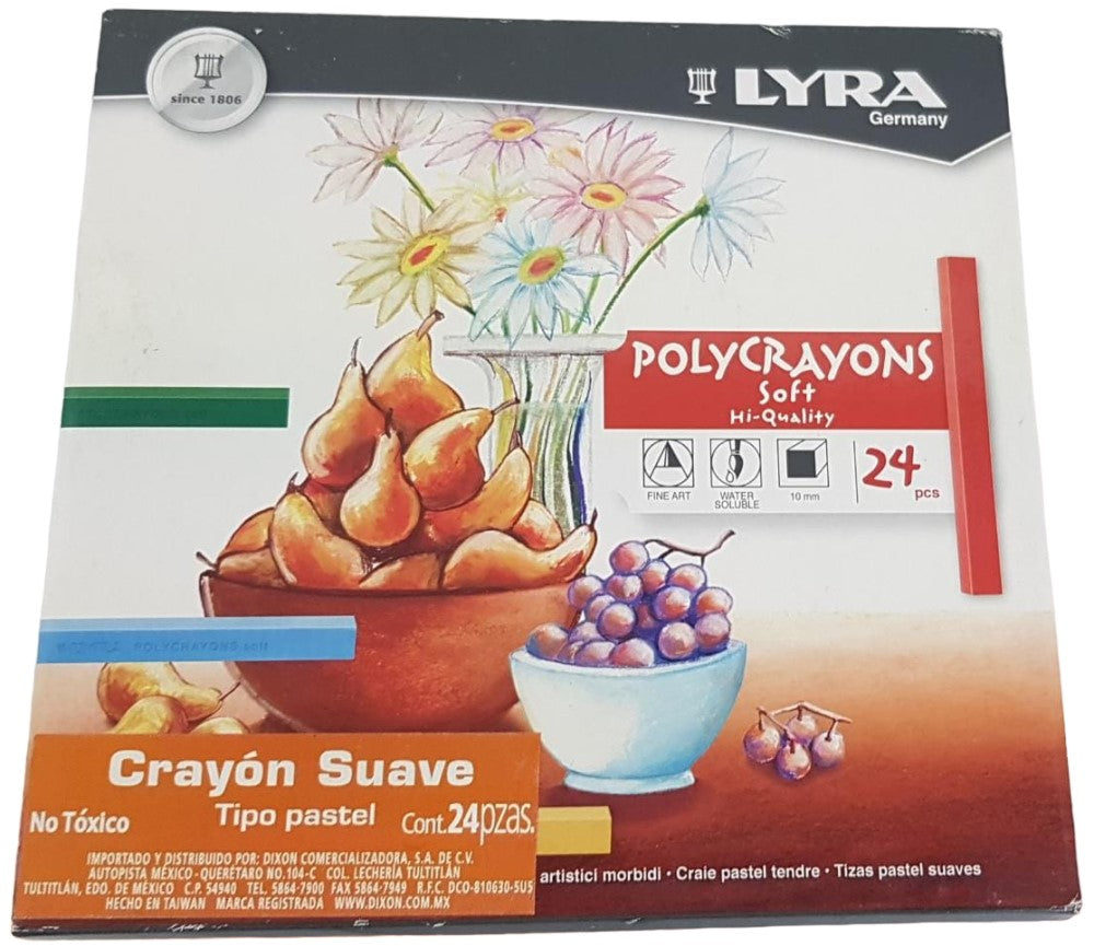 Crayón p/Arte Suave Tipo Pastel Estuche Est.c/24 Vinci® 44701 Estuche 4084900501030