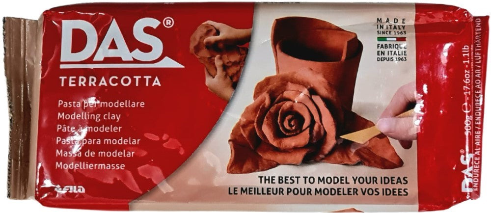 Pasta p/Moldear Terracota 500g DAS® Pieza 8000144043002 01