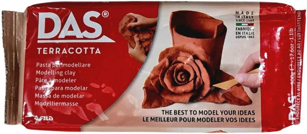 Pasta p/Moldear Terracota 500g DAS® Pieza 8000144043002 01
