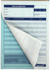 Block Remisiones Duplicado Autocopia DA 22 Juegos 11×15.7cm Estrella® 658 [Pieza] 602760006584 3