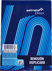 Block Remisiones Duplicado D 22 Juegos 14×19.8cm Estrella® 28 [Pieza] 602760000285 2